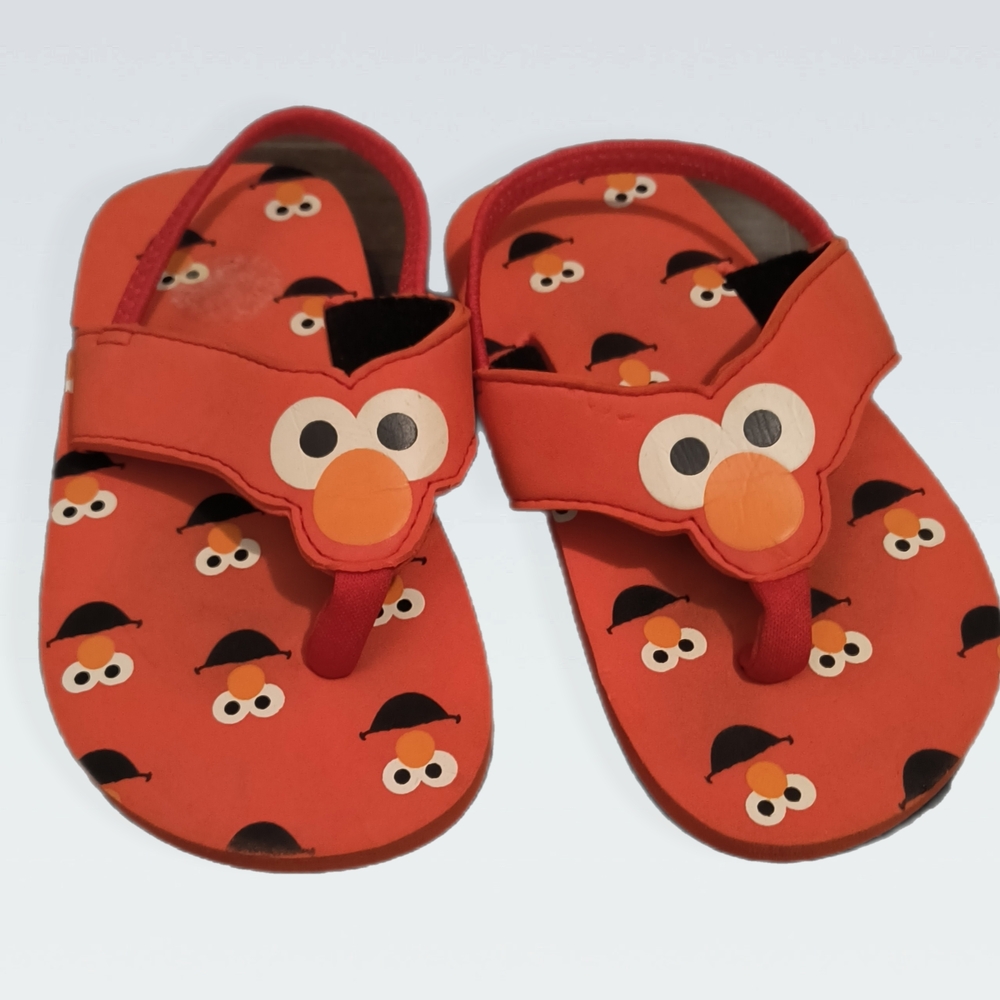 Sesame Street Elmo Orange Sandals